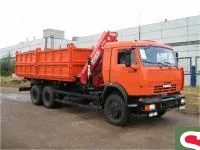 Самосвал Камаз 65115-3094-48 с КМУ Fassi F175A.0.22 (нижнее управление)