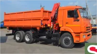 Самосвал Камаз 65115-3094-48 с КМУ Fassi F245A.0.22 - нижнее управление