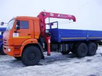 Манипулятор UNIC-504 на ботовом шасси КАМАЗ 43118