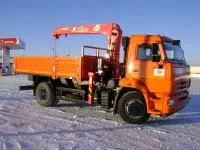 Бортового автомобиль на шасси КАМАЗ-43253 с КМУ UNIC URV504
