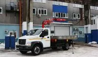 Бортовой автомобиль ГАЗ Next с КМУ Fassi 50
