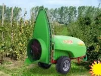 Опрыскиватель прицепной садовый OSP 1500/SAD/KL Tajfun колонная приставка Ø800