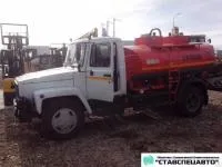Топливозаправщик Атз на шасси Газ-3309 2 отсека