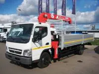 Бортовой автомобиль FUSO Canter c КМУ UNIC-373